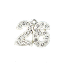 Load image into Gallery viewer, Red and White - Jumbo Bling Tassel