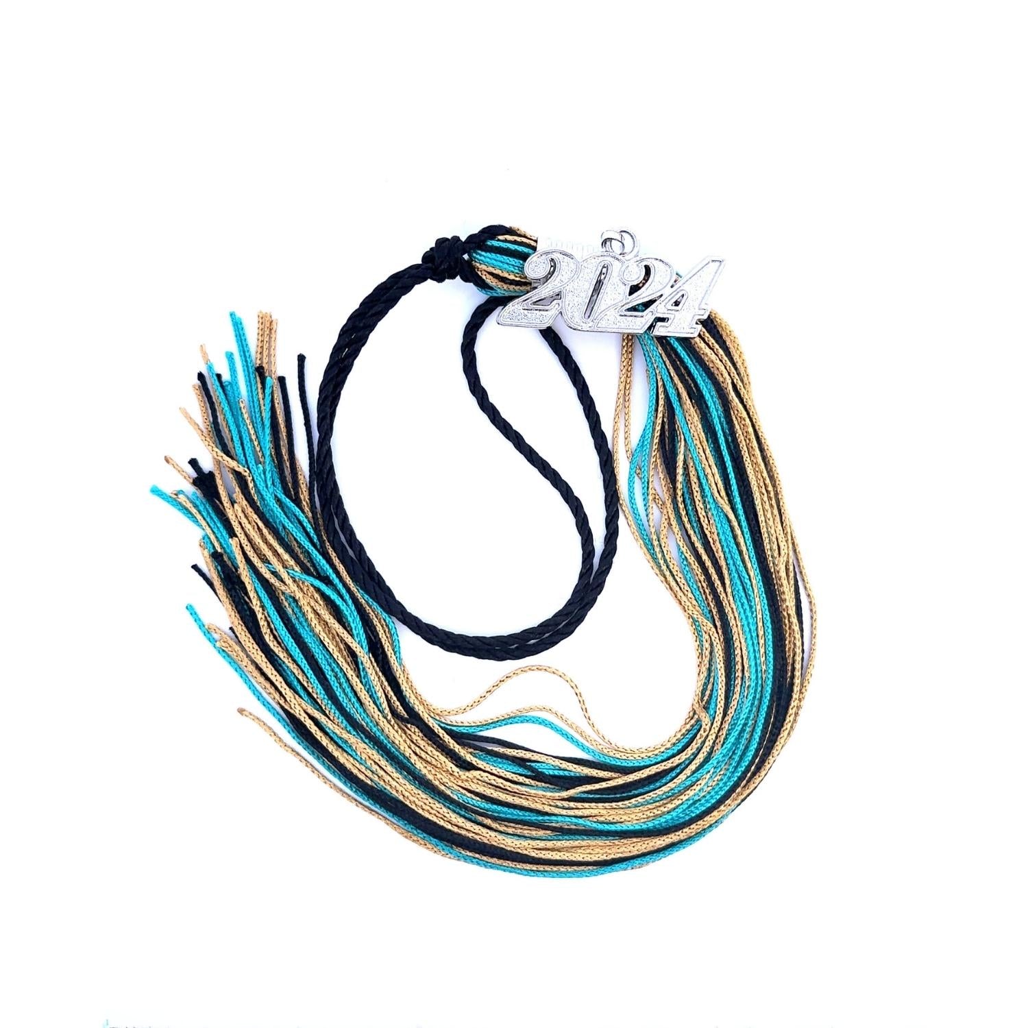 Souvenir Tassel Black, Old Gold and Teal Southern Recognition, Inc