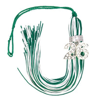 Load image into Gallery viewer, Green and White - Jumbo Bling Tassel