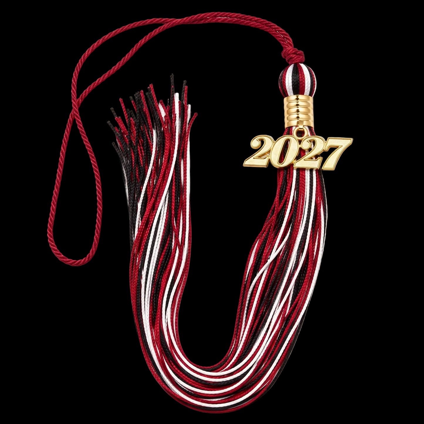 Red, White and Black - Souvenir Tassel - GOLD
