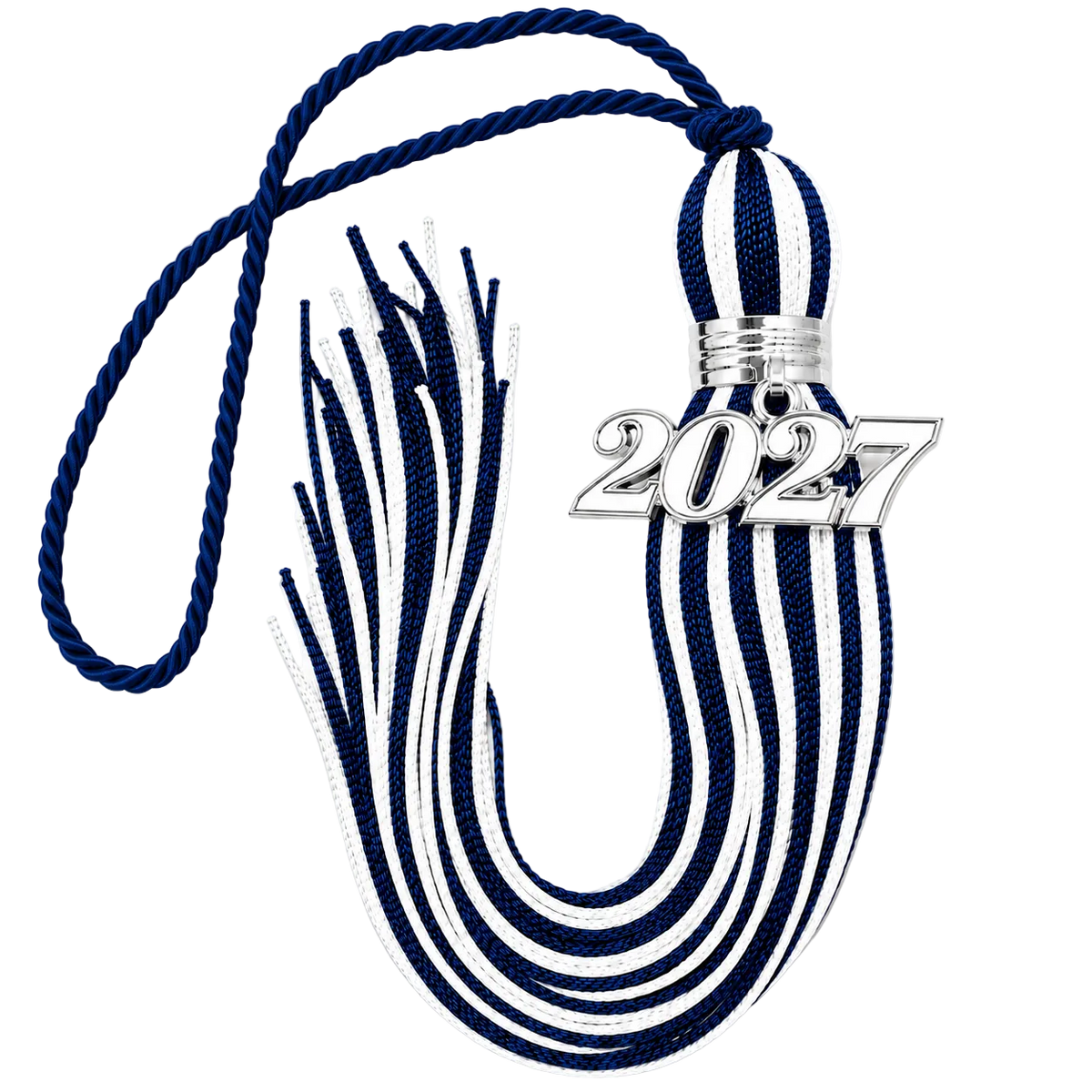 Blue and White - Jumbo Tassel