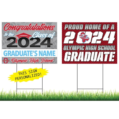 Personalized yard deals signs