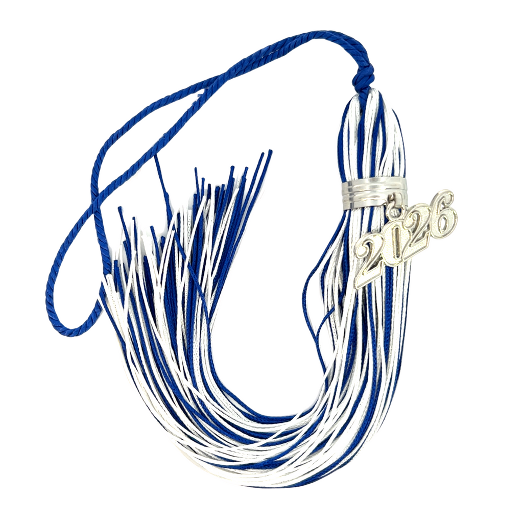 Blue and White - Jumbo Tassel