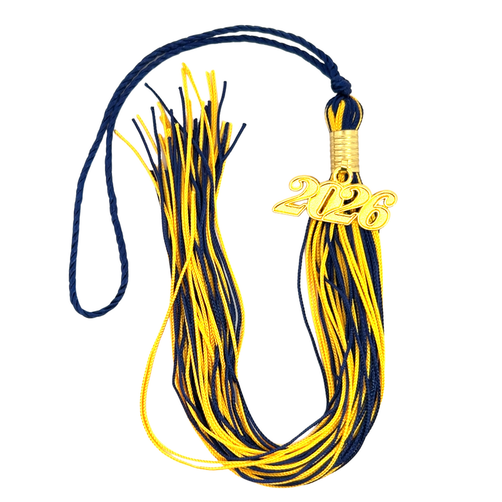 Navy and Yellow Gold - Souvenir Tassel
