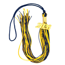 Load image into Gallery viewer, Navy and Yellow Gold - Souvenir Tassel
