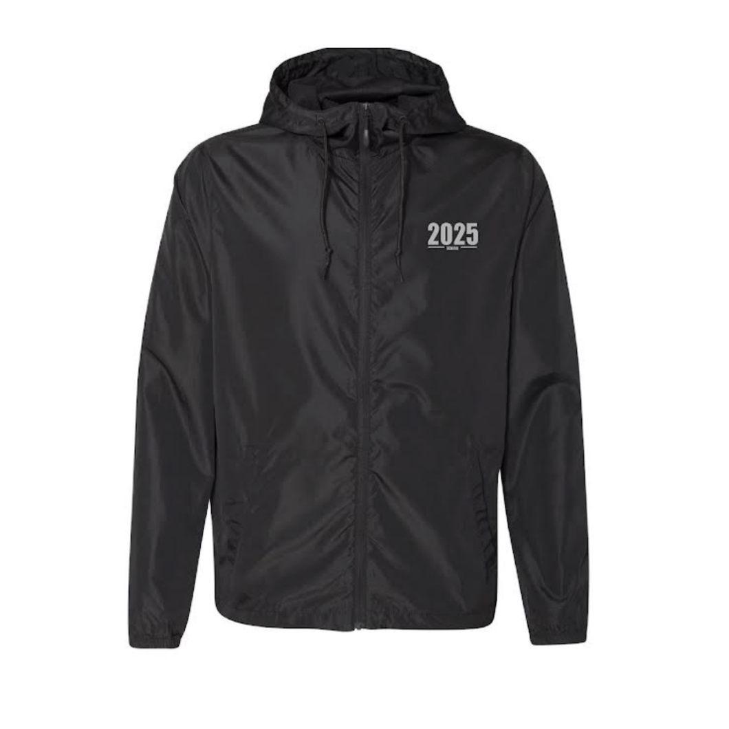 2025 Black Windbreaker