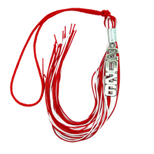 Load image into Gallery viewer, Red and White - Stacked Souvenir Tassel
