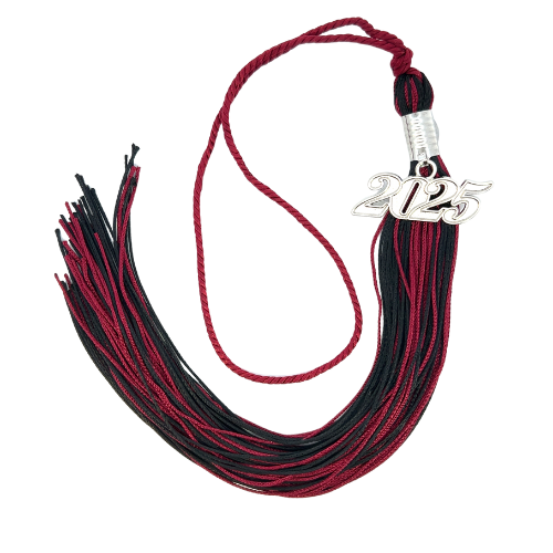 Souvenir Tassel - Maroon and Black