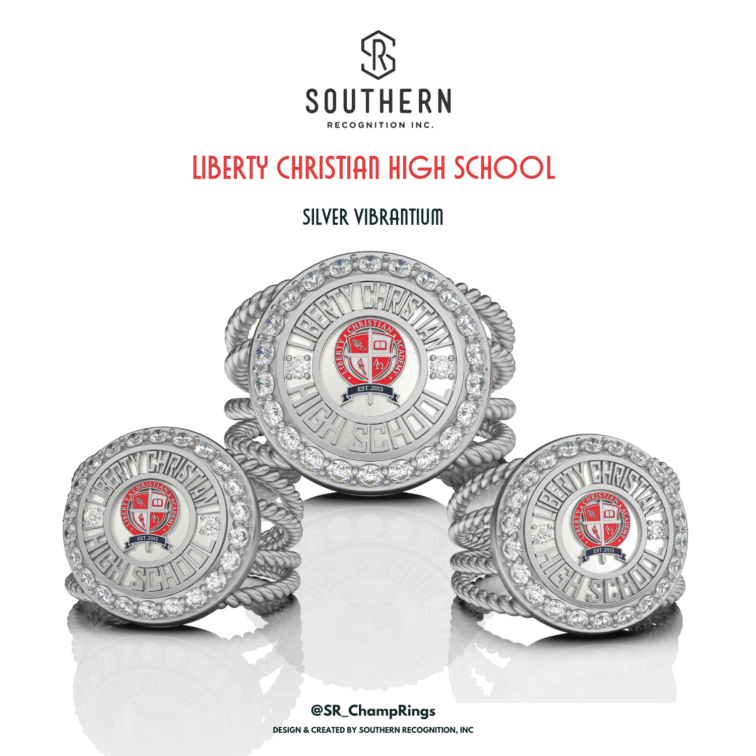 Liberty Christian School - Legacy Round Rope Class Ring