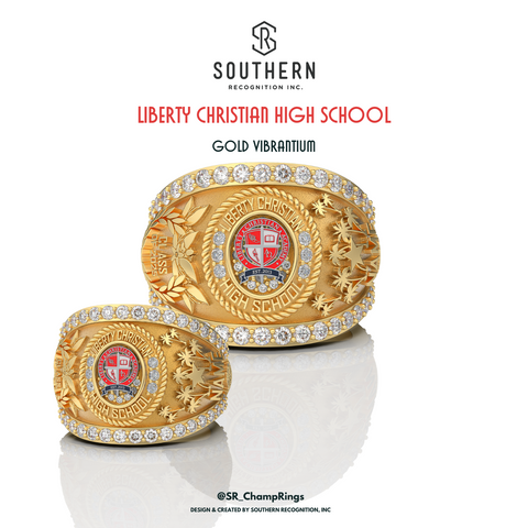 Liberty Christian School - Legacy Oval Emblem Class Ring