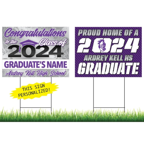 Ardrey Kell Personalized Yard Sign Combo