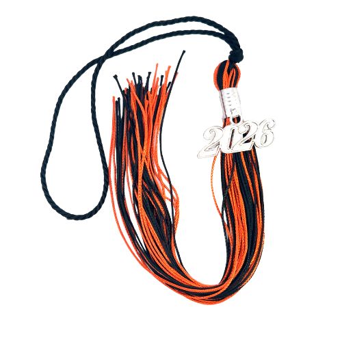 Black and Orange - Souvenir Tassel