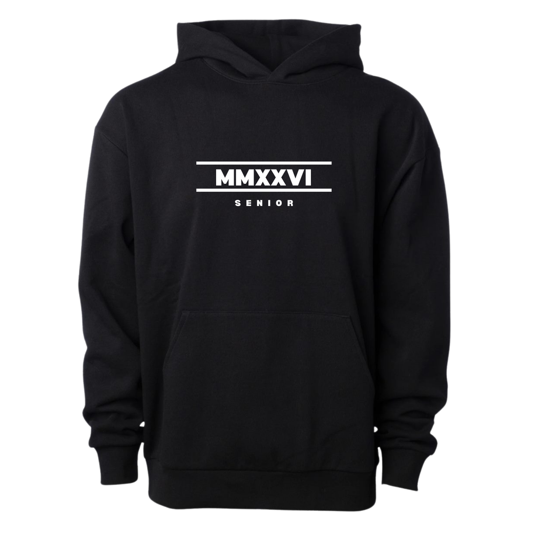 MMXXVI Senior Hoodie – Classic Black
