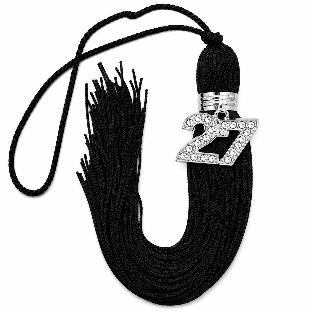 Black - Jumbo Bling Tassel