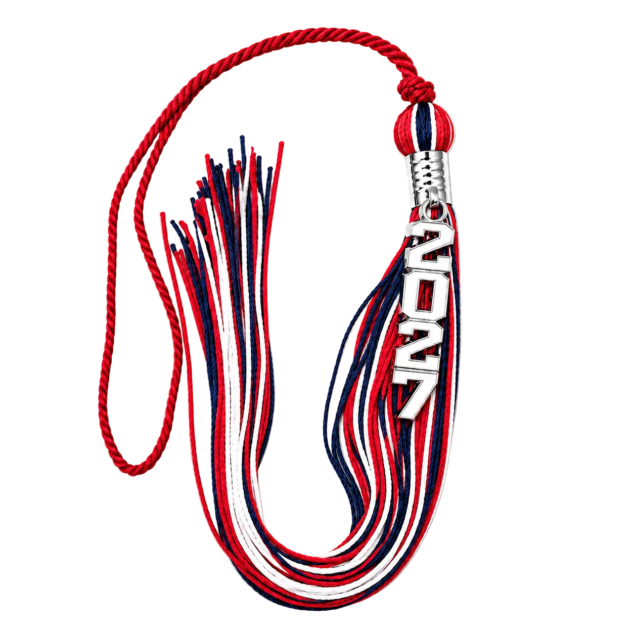 Red White and Blue - Stacked Tassel