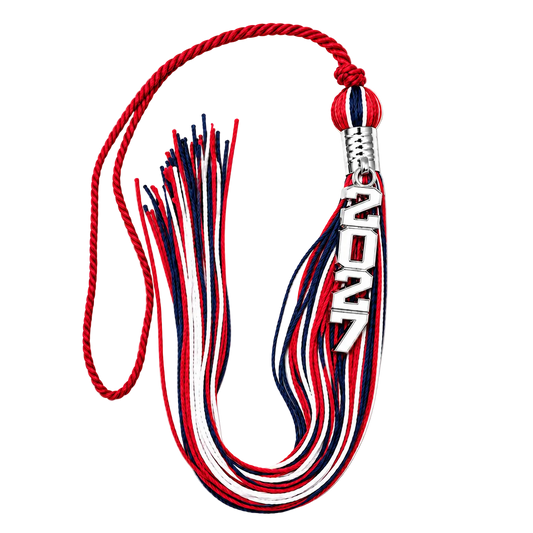 Red White and Blue - Stacked Tassel