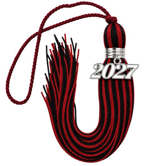 Maroon and Black - Jumbo Souvenir Tassel