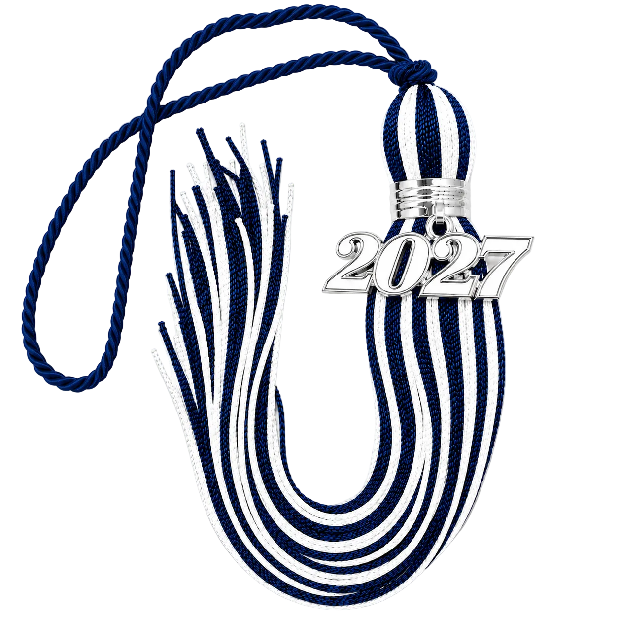 Blue and White - Jumbo Tassel
