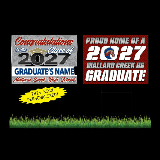 Mallard Creek Personalized Yard Sign Combo