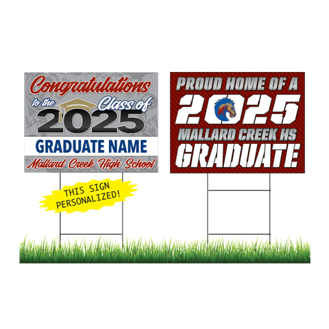 Mallard Creek Personalized Yard Sign Combo