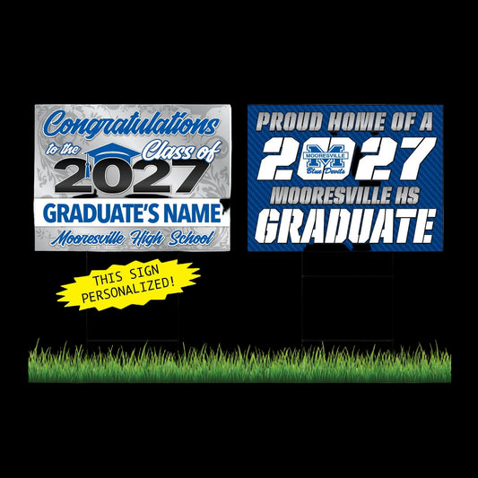 Mooresville Personalized Yard Sign Combo