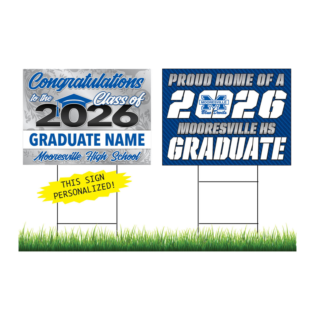 Mooresville Personalized Yard Sign Combo