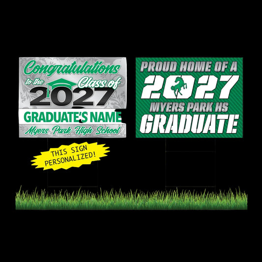 Myers Park Personalized Yard Sign Combo