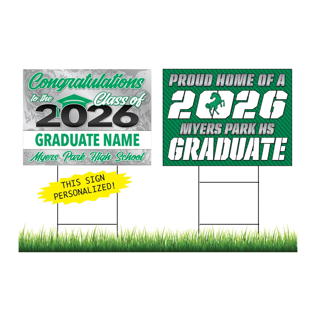 Myers Park Personalized Yard Sign Combo