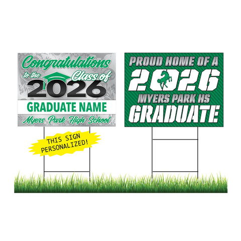 Myers Park Personalized Yard Sign Combo