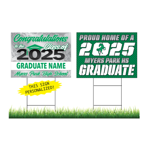 Myers Park Personalized Yard Sign Combo