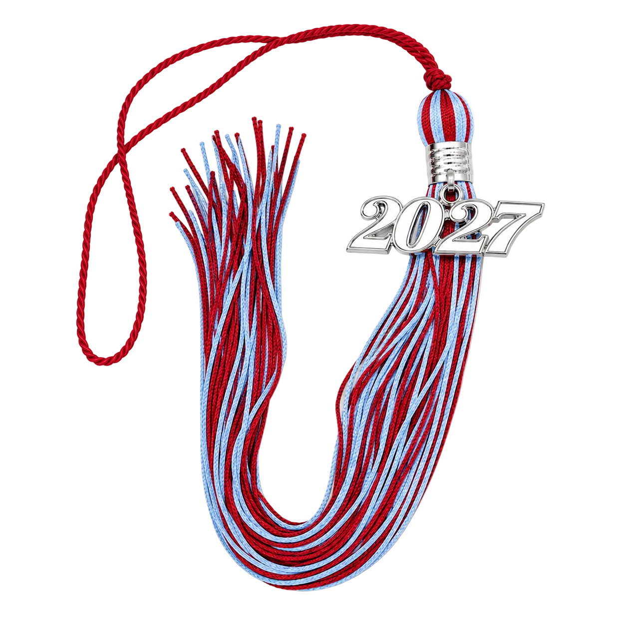Red and Columbia Blue - Souvenir Tassel