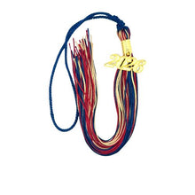 Load image into Gallery viewer, Navy, Cardinal and Old Gold - Souvenir Tassel
