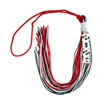 Load image into Gallery viewer, Red, White and Black - Stacked Souvenir Tassel
