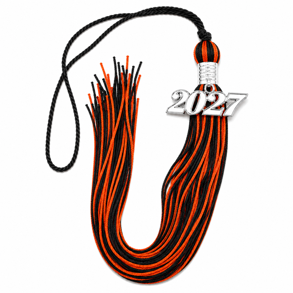 Black and Orange - Souvenir Tassel