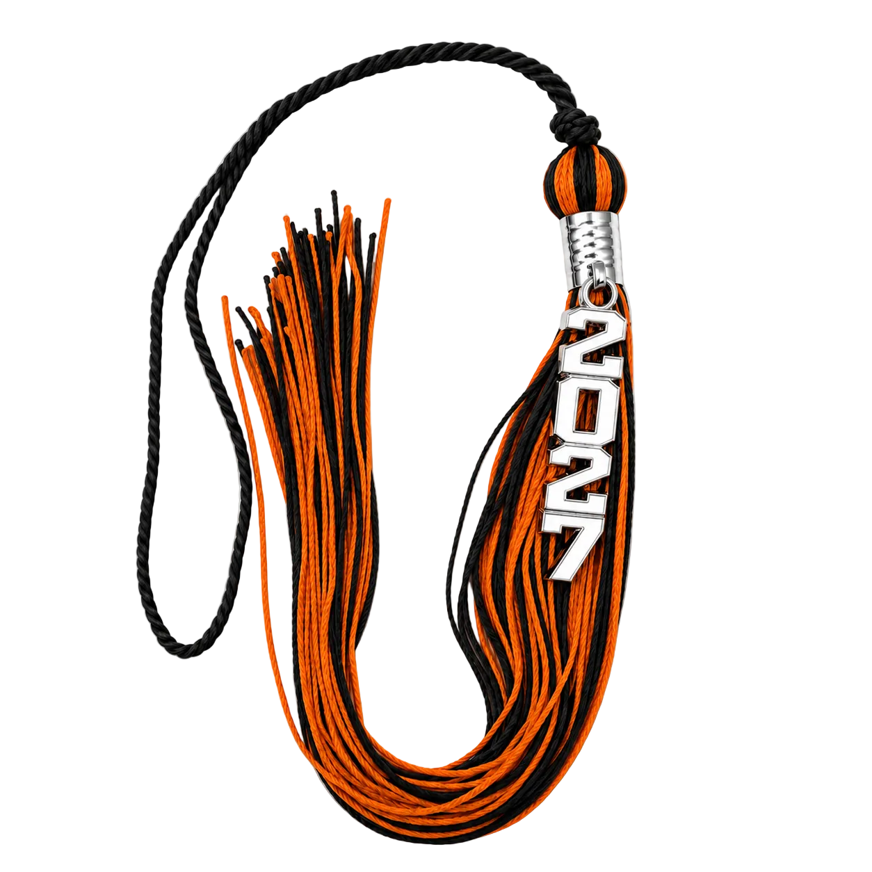 Black and Orange - Stacked Souvenir Tassel