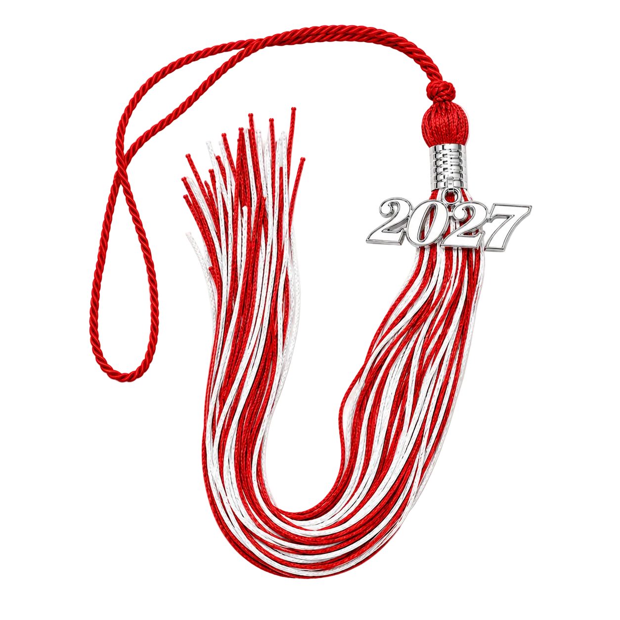 Red and White - Souvenir Tassel