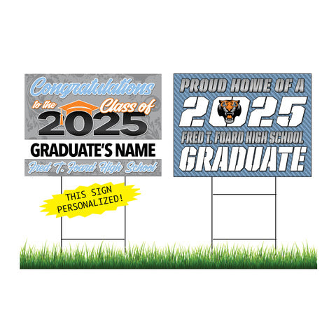 Fred T. Foard Personalized Yard Sign Combo