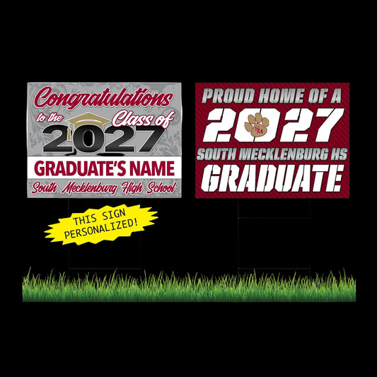 South Mecklenburg Personalized Yard Sign Combo