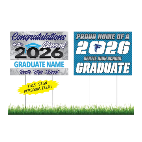 Bertie High School Personalized Yard Sign Combo