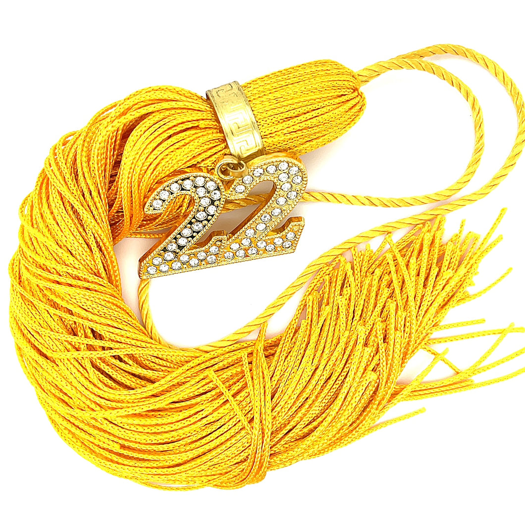 Jumbo Gold Bling Tassel - Tiffany Gold