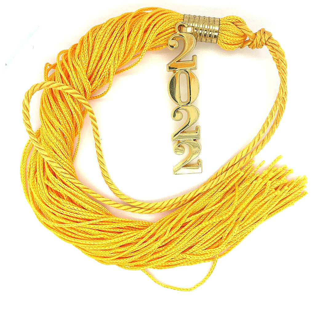 Stacked Souvenir Tassel - Tiffany Gold - Gold Drop Date