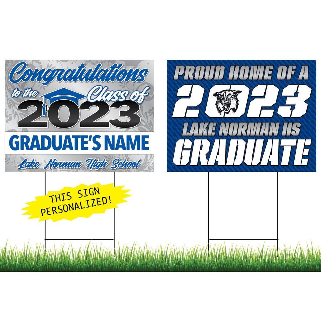 Lake Norman Personalized Yard Sign Combo