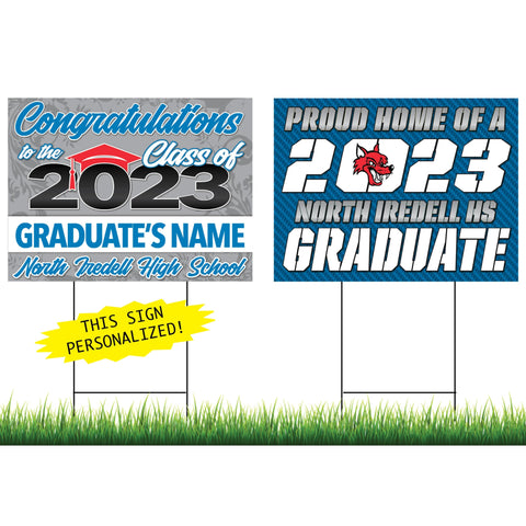 North Iredell Personalized Yard Sign Combo