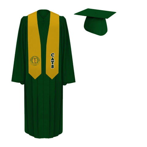 Green Graduation Stole – Endea Graduation