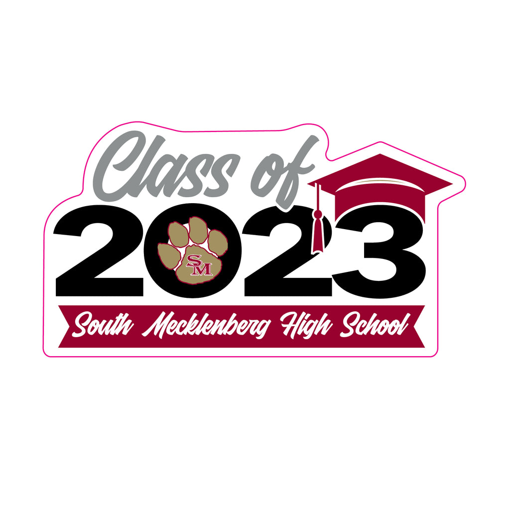 South Mecklenburg Window Spirit Decal