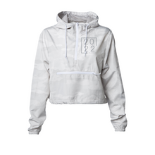 Load image into Gallery viewer, White Camo Senior Crop Hoodie
