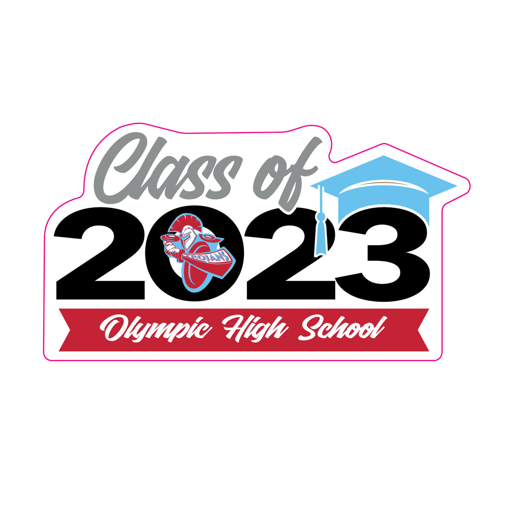 Olympic Window Spirit Decal